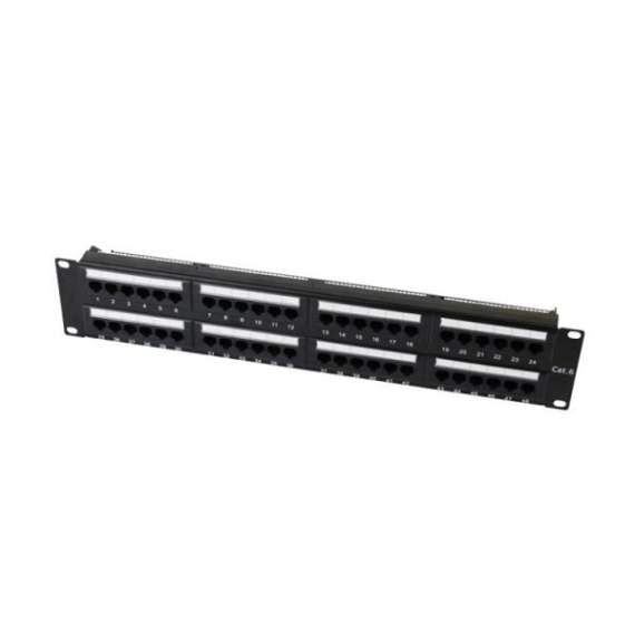 Buy Bolein Cat6 UTP 48 Port Patch Panel with Cable Manager in [storefront]