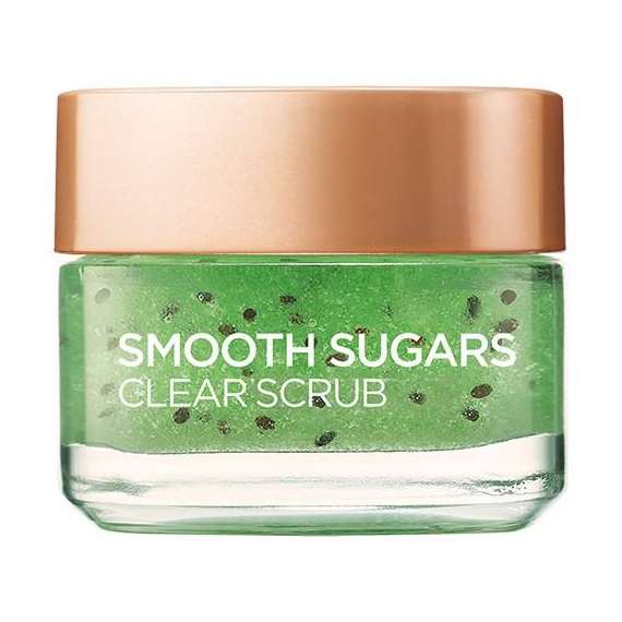 Buy L'Oréal Paris Smooth Sugar Clear Kiwi Face and Lip Scrub in [storefront]