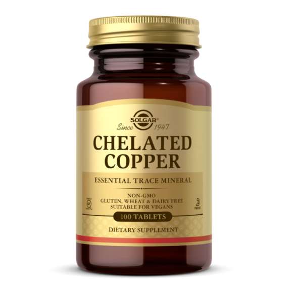 Buy Solgar Chelated Copper 100 Tablets in [storefront]