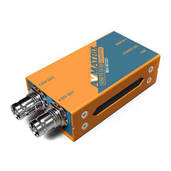 Buy Avmatrix Mini SC1221 HDMI to Dual 3G-SDI Pocket-Size Broadcast Converter in [storefront]