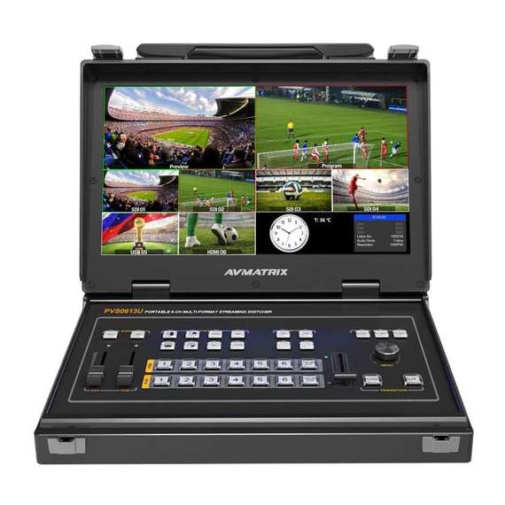Buy Avmatrix Portable 6 Ch SDI HDMI Multi-Format Streaming Switcher in [storefront]