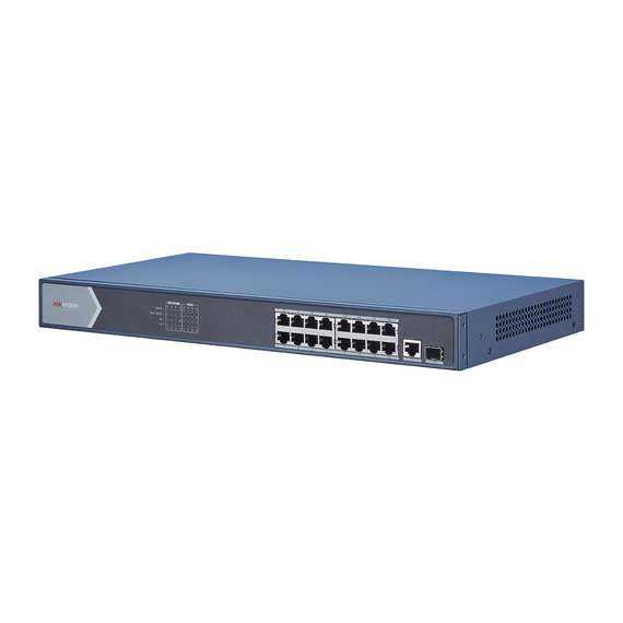 Buy Hikvision DS-3E0518P-E 16-Port Gigabit PoE-Compliant Unmanaged Network Switch in [storefront]