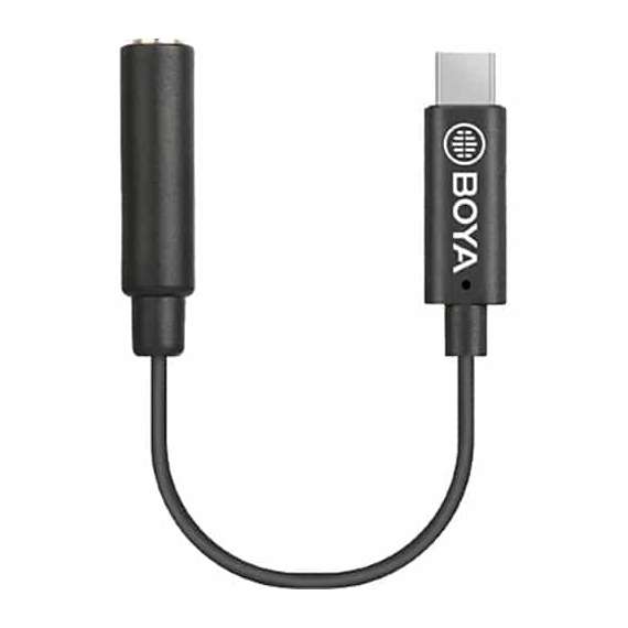 Buy Boya 3.5mm TRS Female to Type-C Male Audio Adapter in [storefront]