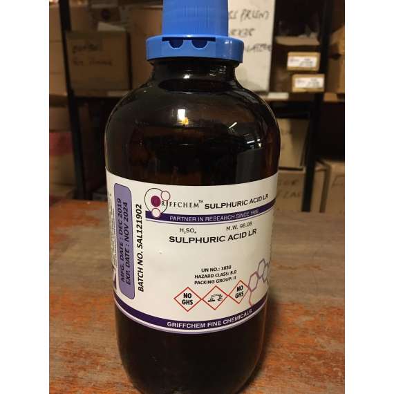 Buy Griffchem 1Litre 98% Sulphuric Acid Lab Reagent in [storefront]