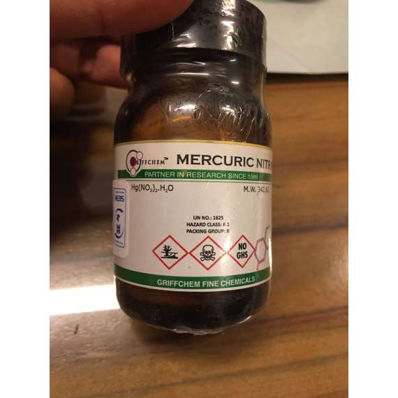 Buy Griffchem 100g Mercuric Nitrate Analytical Reagent in [storefront]