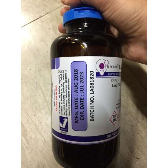 Buy Griffchem 500ml Lactic Acid Lab Reagent in [storefront]