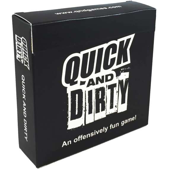 Buy Quick And Dirty Black Party Card Game in [storefront]