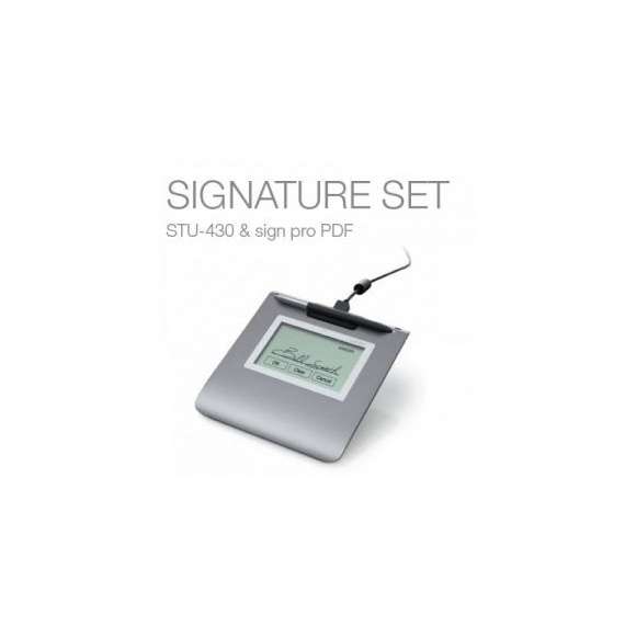 Buy Wacom STU-430 Signature Pad with Sign Pro PDF Software in [storefront]