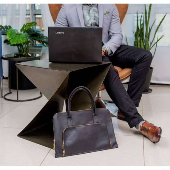 Buy Twiga Sleeve Laptop Leather Bag in [storefront]