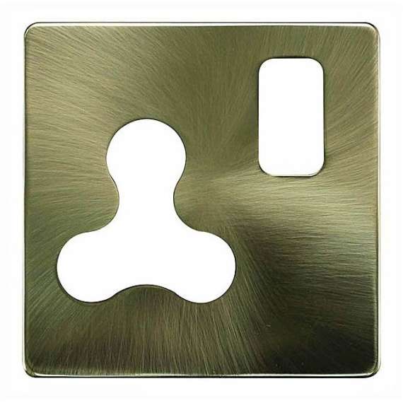 Buy Tronic SR TTSB-11 15A Satin Brass Switch Socket Cover Plate in [storefront]