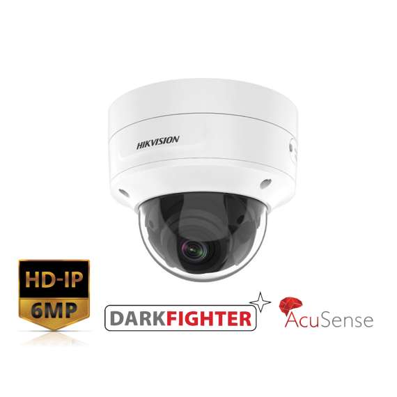 Buy Hikvision DS-2CD2766G2-IZS 6MP AcuSense  Motorized Varifocal Dome Network Camera in [storefront]
