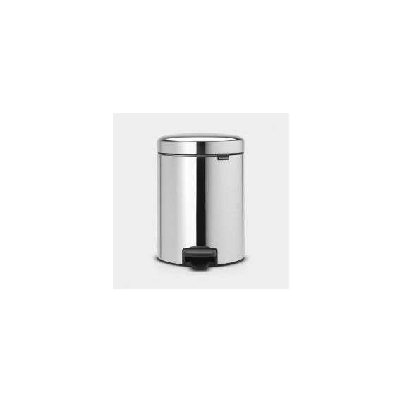Buy Brabantia Newicon 12L Pedal Bin, Product Capacity: 12L, Product Colour: Brilliant Steel in [storefront]