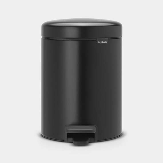 Buy Brabantia Newicon 5L Pedal Bin, Product Capacity: 5L, Product Colour: Matt Black in [storefront]