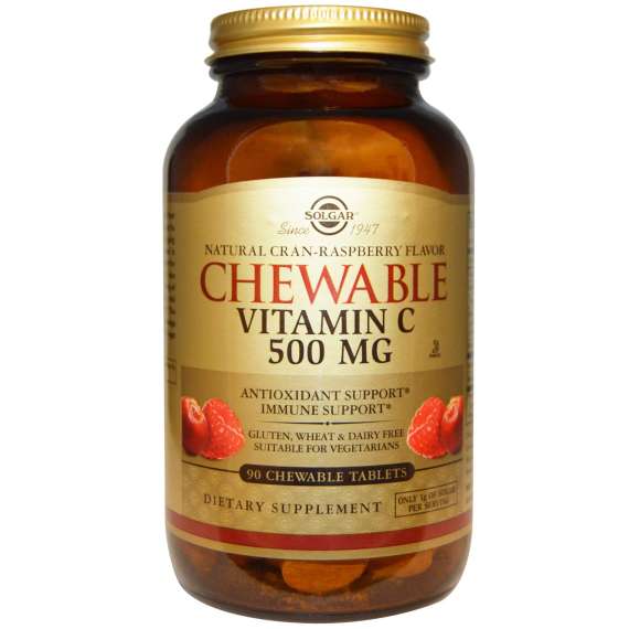 Buy Solgar Vitamin C 500MG 90 Chewable Tablets Supplement in [storefront]