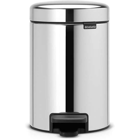 Buy Brabantia Newicon 3L Pedal Bin, Product Capacity: 3L, Product Colour: Brilliant Steel in [storefront]
