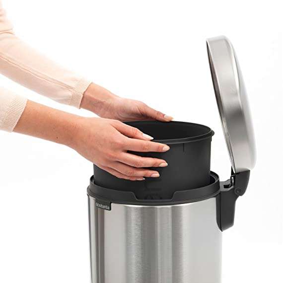 Buy Brabantia Newicon 3L Pedal Bin, Product Capacity: 3L, Product Colour: Matt Black in [storefront]