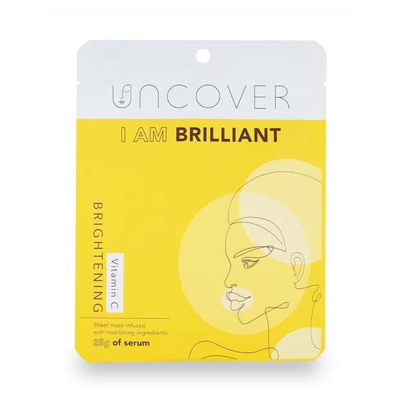 Buy Uncover I am Brilliant  Vitamin C Brightening Sheet Mask in [storefront]