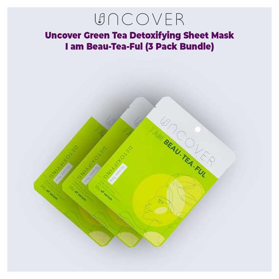 Buy Uncover  I am Beau-Tea-Ful  Green Tea Detoxifying Sheet Mask in Kenya