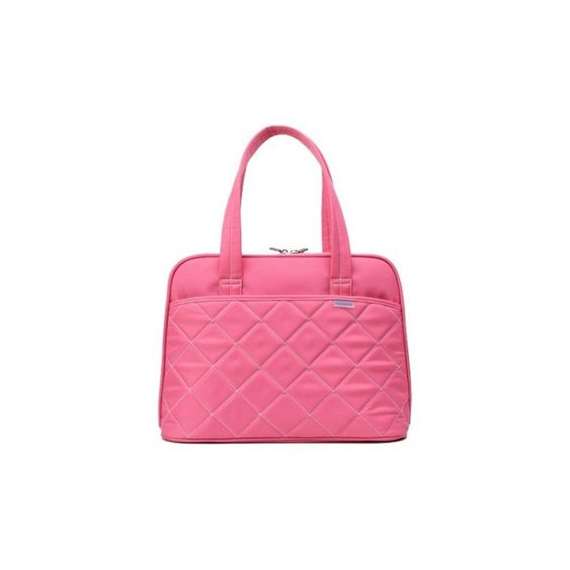 Buy Kingsons 15.4" LADIES IN FASHION SRS,LPTP SHOUL BAG-PINK Bag in [storefront]