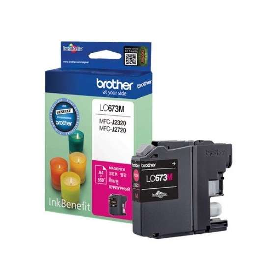 Buy Brother LC-673M Magenta Ink Cartridge in [storefront]