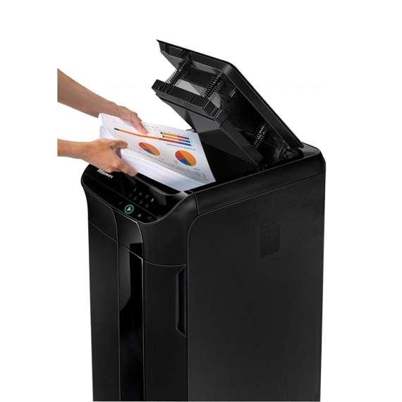 Buy Fellowes AutoMax 350C 350-Sheet Cross-Cut Auto Feed Shredder in [storefront]