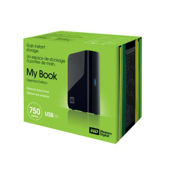 Buy Western Digital My book Essential 750GB 3.5 External Hard Drive in [storefront]