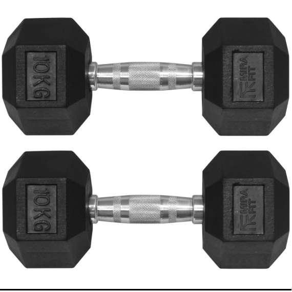 Buy Hex 2x10kg Dumbbells in [storefront]